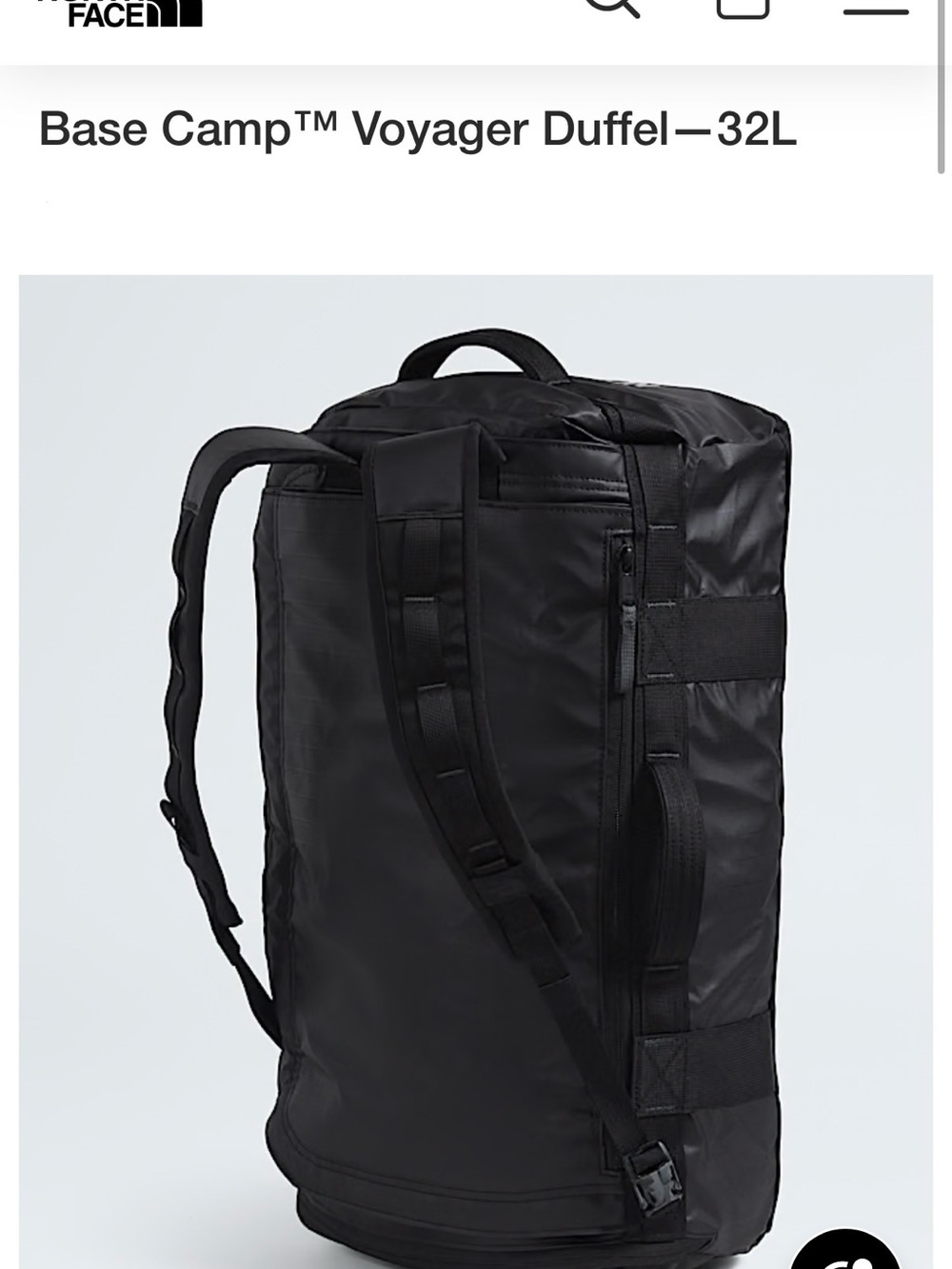 The North Face Base Camp Voyager Duffel 32L - Black